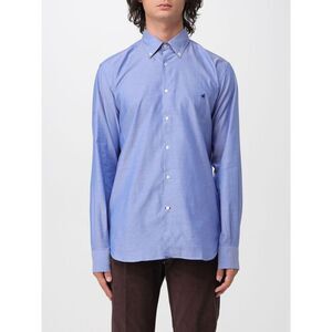 Brooksfield Men Button-Down Collar Casual Shirt Brooksfield In Oxford Cotton